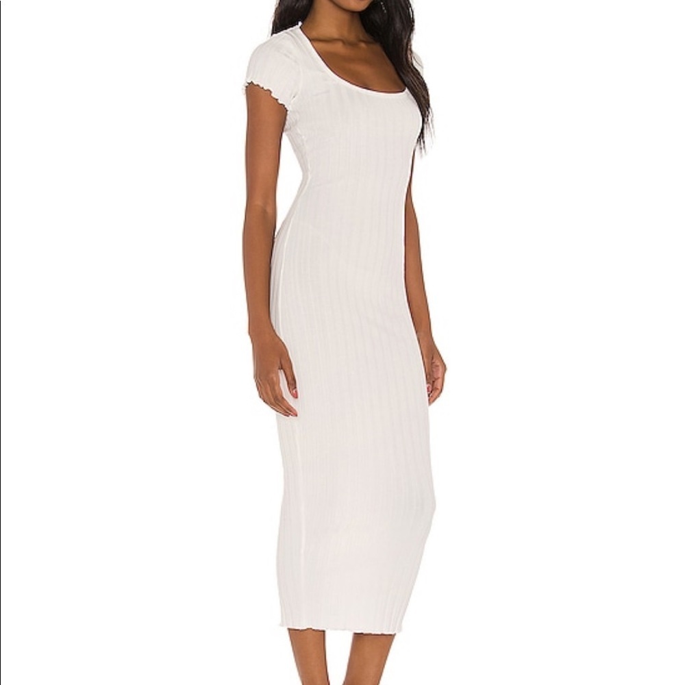 NEW Privacy Please white midi dress XXS - Picture 2 of 8